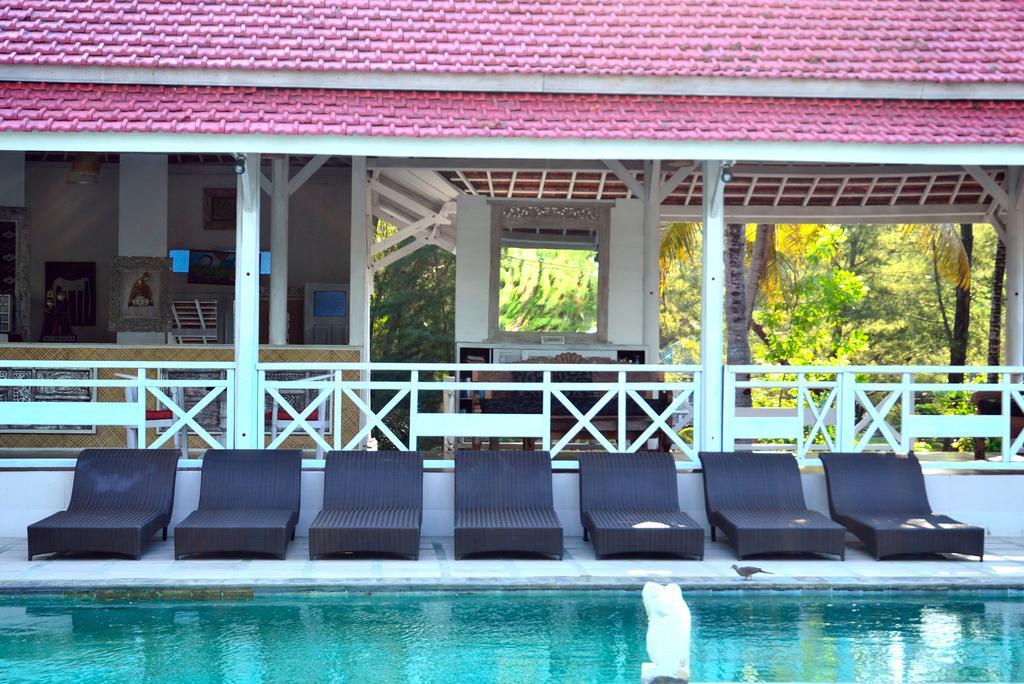 Gazebo Meno Hotel Gili Meno Luaran gambar